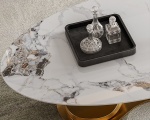BÀN TRÀ SOFA HÌNH ELIP + TAP TRÒN - TS0001