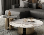 BÀN TRÀ SOFA ĐÔI TRÒN - TS0002