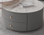 BÀN TRÀ SOFA ĐÔI TRÒN - HỘC TỦ - TS0005