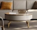 BÀN TRÀ SOFA TRÒN - HỘC TỦ - TS0008