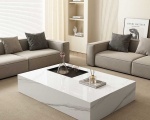 BÀN TRÀ SOFA MẶT ĐÁ GHÉP HÌNH CHỮ NHẬT - HÌNH VUÔNG - TS0009