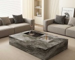 BÀN TRÀ SOFA MẶT ĐÁ GHÉP HÌNH CHỮ NHẬT - HÌNH VUÔNG - TS0009