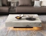 BÀN TRÀ SOFA MẶT ĐÁ GHÉP HÌNH CHỮ NHẬT - HÌNH VUÔNG - TS0009