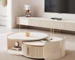 BÀN TRÀ SOFA ĐÔI TRÒN-LỒNG HỘC TỦ - TS0010