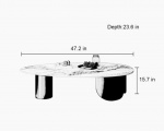 BÀN TRÀ SOFA HỘT XOÀI - TS0012