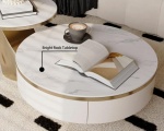 BÀN TRÀ SOFA ĐÔI TRÒN - HỘC TỦ - TS0003