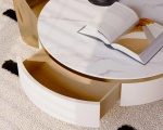 BÀN TRÀ SOFA ĐÔI TRÒN - HỘC TỦ - TS0003
