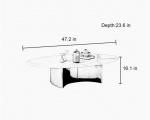 BÀN TRÀ SOFA ELIP - TS0013