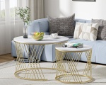 BÀN TRÀ SOFA ĐÔI TRÒN - TS0018