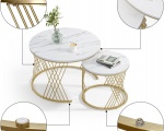 BÀN TRÀ SOFA ĐÔI TRÒN - TS0018