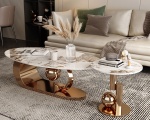BÀN TRÀ SOFA ELIP - TÁP TRÒN - TS0016