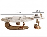 BÀN TRÀ SOFA ELIP - TÁP TRÒN - TS0016