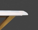 BÀN ĂN MẶT ĐÁ CERAMIC CHÂN V-X - TD0001
