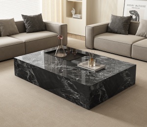 BÀN TRÀ SOFA MẶT ĐÁ GHÉP HÌNH CHỮ NHẬT - HÌNH VUÔNG - TS0009