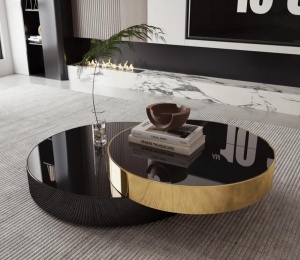 BÀN TRÀ SOFA ĐÔI TRÒN XOAY - TS0015
