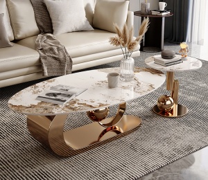 BÀN TRÀ SOFA ELIP - TÁP TRÒN - TS0016