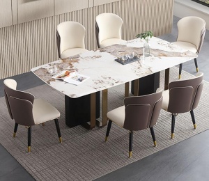 BÀN ĂN MẶT ĐÁ CERAMIC - TD0002