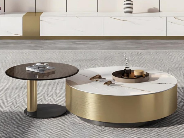 BÀN TRÀ SOFA ĐÔI TRÒN - TS0014