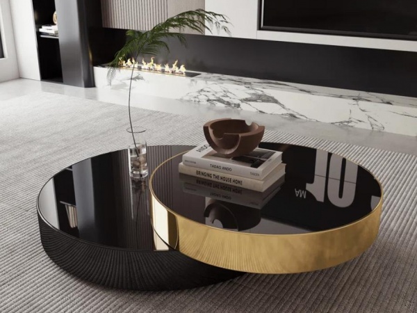 BÀN TRÀ SOFA ĐÔI TRÒN XOAY - TS0015